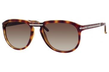 Image of Carrera Pocket Flag 3/S Sunglasses POCKE3S-0791-CC-5419 - Havana Frame, Brown Gradient Lenses, Lens Diameter 54mm, Distance Between Lenses 19mm