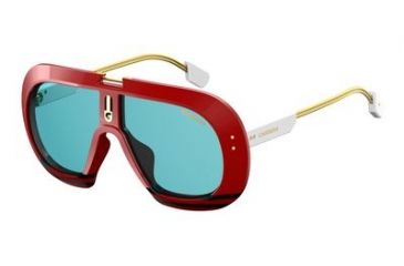 Image of Carrera Ski-ll/S Sunglasses SKILLS-00A4-KU-5812 - Red Black Frame, Blue Avio Lenses, Lens Diameter 58mm, Distance Between Lenses 12mm