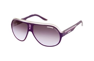 Image of Carrera Speedway Rx Bifocal Sunglasses - Violet Crystal White Frame SPEEDS0KC9TB