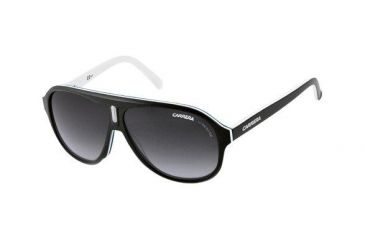 Image of Carrera 38 Rx Sunglasses - Black White Blue Frame, Bifocal Lenses CA38S08X49O