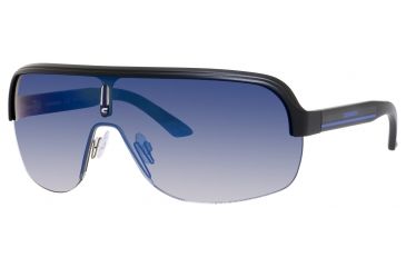 Image of Carrera Topcar 1/S Sunglasses TOPCA1S-0DL5-KM-9904 - Matte Black Frame, Gray Multi Deg Lenses, Lens Diameter 99mm, Distance Between Lenses 4mm