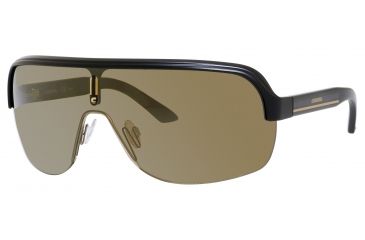 Image of Carrera Topcar 1/S Sunglasses TOPCA1S-0DL5-MV-9904 - Matte Black Frame, Suo Bronze Mirror Lenses, Lens Diameter 99mm, Distance Between Lenses 4mm