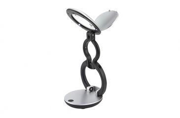 Image of CARSON 2.25 LED LIGHTED Folding Magnifier Loupe, 3x, Black/Silver LM-10