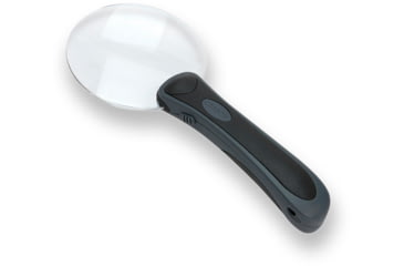 Image of Carson 2x LED Lighted Rimless Magnifier w/ Batteries and Case RM-95