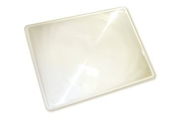 Image of Carson 2x Rigid Frame Full Page Magnifier Loupes, Black/Green, Pack of 8, DM-21MU