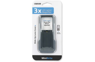 Image of Carson 3x MiniBrite Pocket Magnifier Loupe PO-25