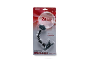 Image of Carson Attach-A-Mag 2x LED Lighted Flexible Magnifier Loupe AM-20