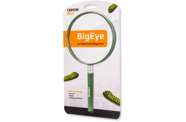 Image of Carson BigEye 2.5x 5in Acrylic Hand Magnifier, Outdoor Green HU-20