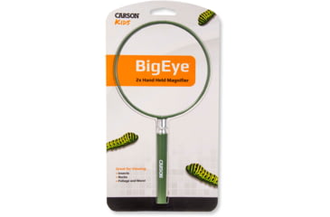 Image of Carson BigEye 2.5x 5in Acrylic Hand Magnifier, Outdoor Green HU-20