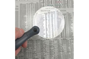 Image of Carson ChargeIt LED Lighted Magnifier, Grey, 3.4 x 1.2 x 7.9 Inches, UM-90