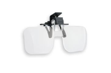 Image of Carson Clip &amp; Flip 1.5x Clip-on, Flip-up Magnifying Lenses for Eyeglasses CF-10