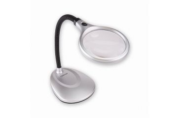 Image of Carson DeskBrite200 2x LED Magnifier Loupe Desk Lamp w/ 5x Spot Lens LM-20