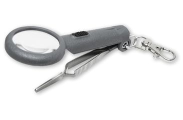 Image of Carson Fish'n GripPro 4.5x Handheld Magnifier Loupe, Gray OD-88
