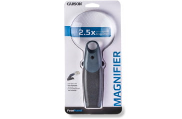 Image of Carson FreeHand 2.5x Lighted Magnifier with 5x Spot Lens, FH-25