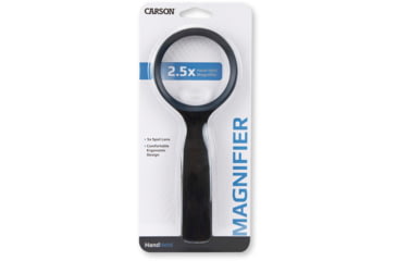 Image of Carson HandHeld 2.5x Magnifier with 5x Spot Lens, JS40