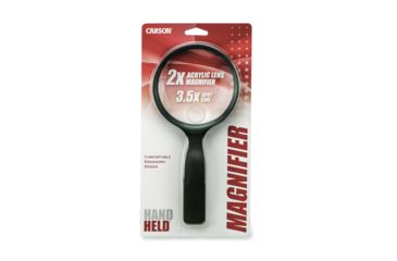Image of Carson HandHeld 2x Magnifier with 3.5x Spot Lens, JS24