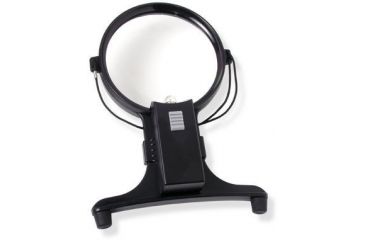 Image of Carson MagniFree 2x Hands-Free Lighted Magnifier with 4x Spot Lens with Neck Cord HF-15