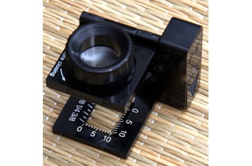 Image of Carson LinenTest/Loupe Lighted Foldout Compact Magnifier Loupe, Black LT-10