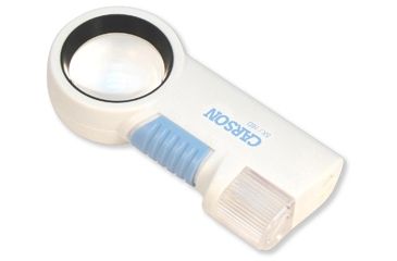 Image of Carson MagniFlash 5x Magnifier Loupe, White CP-16
