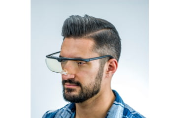 Image of Carson Magnifying Hobby Glasses, 1.8x Magnification, Black, 5.8 x 6.8 x 1.8 in, CP-12