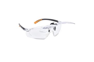 Image of Carson Magnifying Safety Glasses Scratch-Resistant Poly Carbonate Lenses, Clear, 2.5 diopter vm-20