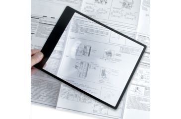 Image of Carson MagniSheet 2x Full Size Page 10.75 in x 8.25 in Big Magnifier / Large Loupe DM-11