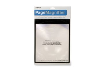 Image of Carson MagniSheet 2x Full Size Page 10.75 in x 8.25 in Big Magnifier / Large Loupe DM-11