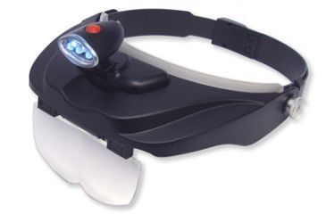 Image of Carson MagniVisorDeluxe Hands-Free Magnifier Loupe, Black CP-60
