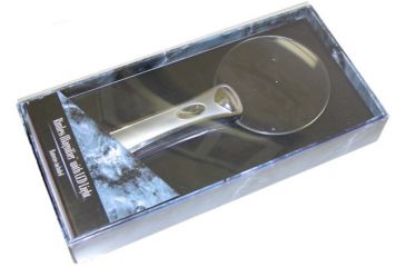 Image of Carson MH-95 Chrome RimFree 2x LED-Lighted Rimless Magnifier / Loupe