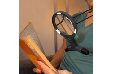 Image of Carson Optical AS-70 Lume Series Hands-Free Magnifier, Gray, 5.7 in x 1.0 in x 9.3 in, AS-70