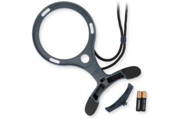 Image of Carson Optical AS-70 Lume Series Hands-Free Magnifier, Gray, 5.7 in x 1.0 in x 9.3 in, AS-70