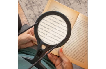Image of Carson Optical AS-70 Lume Series Hands-Free Magnifier, Gray, 5.7 in x 1.0 in x 9.3 in, AS-70
