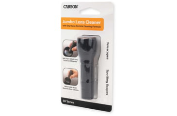 Image of Carson Optical C6 Reusable Jumbo Lens Cleaner w/ Dry Nano-Particle Cleaning Formula, Black, 0.9 in x 0.9 in x 3.3 in, CS-45