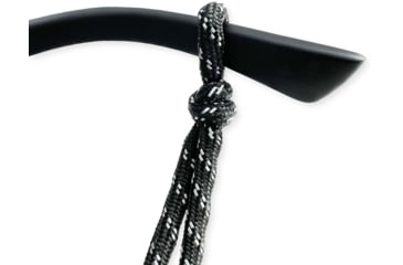 Image of Carson Optical Paracord Eyewear Retainers, Black/Reflective Grey, EX-50BGY