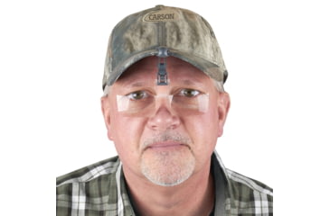 Image of Carson VisorMag 2.25x Power +5.00 Diopters Clip-On Magnifying Lens for Hats VM-14
