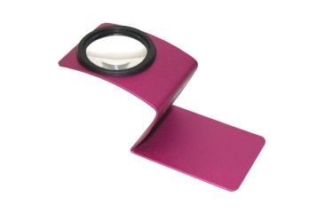 Image of Carson Wave 4x Stand  Magnifier Loupe, Fuschia WV-55PI