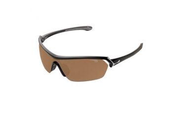 Image of Cebe Eyemax Sunglass Black Frame, Variochrom Perfo Brown Photochromic Lens CBEYEM1