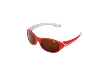 Image of Cebe Flipper Single Vision Rx Sunglasses Red/Silver Frame, CBFLIP1