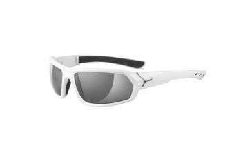 Image of Cebe STeem Sunglass White Frame, Grey Polarized Mirror AR Lens CBSTEEM5