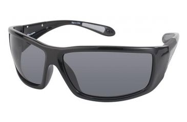 Image of Champion 6017 Sunglasses - Frame SHINY BLACK, Lens Color Grey CU601701