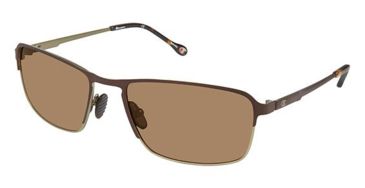 Image of Champion Eyes 6043 Single Vision Prescription Sunglasses CU604302 - Frame Color Brown Green