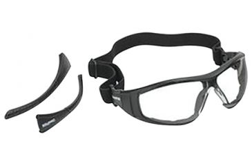 Image of Champion Traps and Targets Closed Frame Glasses/Googles Black Frame Clear Lens