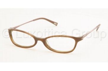 Image of Chaps Eyeglasses CP3008 with No-Line Progressive Rx Prescription Lenses, Brown Horn Frame / 49 mm Prescription Lenses
