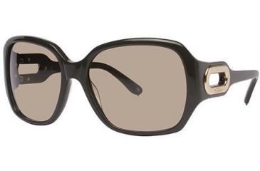 Image of Chloe CL2192 Sunglasses - Frame Dark Green, Lens Color Gradient Brown, Size 58/17mm CL219204