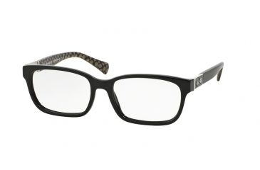 Image of Coach DARCY HC6062 Eyeglass Frames 5261-51 - Black/Black Military Sig C Frame