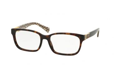 Image of Coach DARCY HC6062 Eyeglass Frames 5262-51 - Dark Tort/Dark Tort Sand Sig C Frame