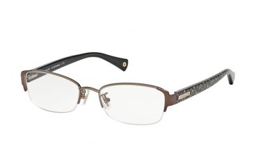 Image of Coach EULALIA HC5053 Eyeglass Frames 9182-52 - Sand/Beige Ocelot Sig C Frame