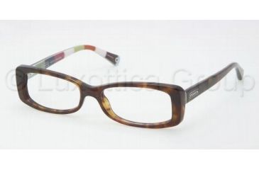 Image of Coach GABRIELLE HC6011 Eyeglass Frames 5001-4915 - Dark Tortoise 