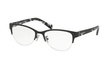 Image of Coach HC5078 Eyeglass Frames 9254-50 - Satin Black/Black Crystal Mosaic Frame