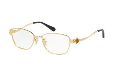 Image of Coach HC5086 Eyeglass Frames 9291-50 - Light Gold / Black Frame